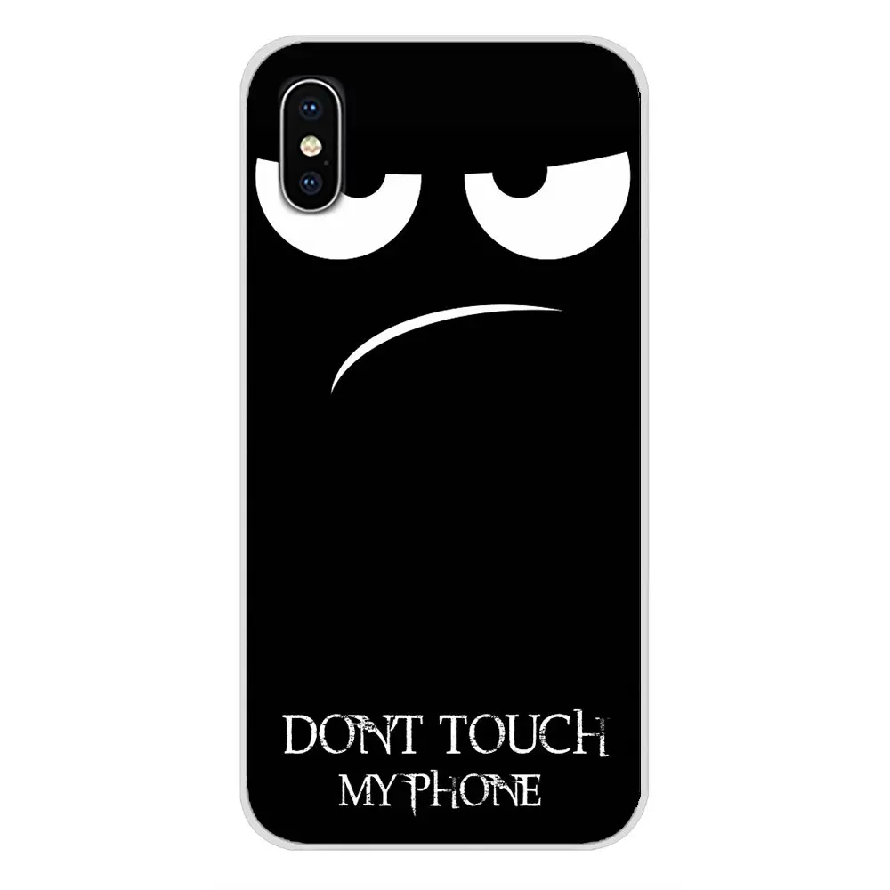 Прозрачный чехол из ТПУ для Samsung Galaxy J1 J2 J3 J4 J5 J6 J7 J8 Plus 2018 Prime 2015 2016 2017 Don TOUCH MY PHONE