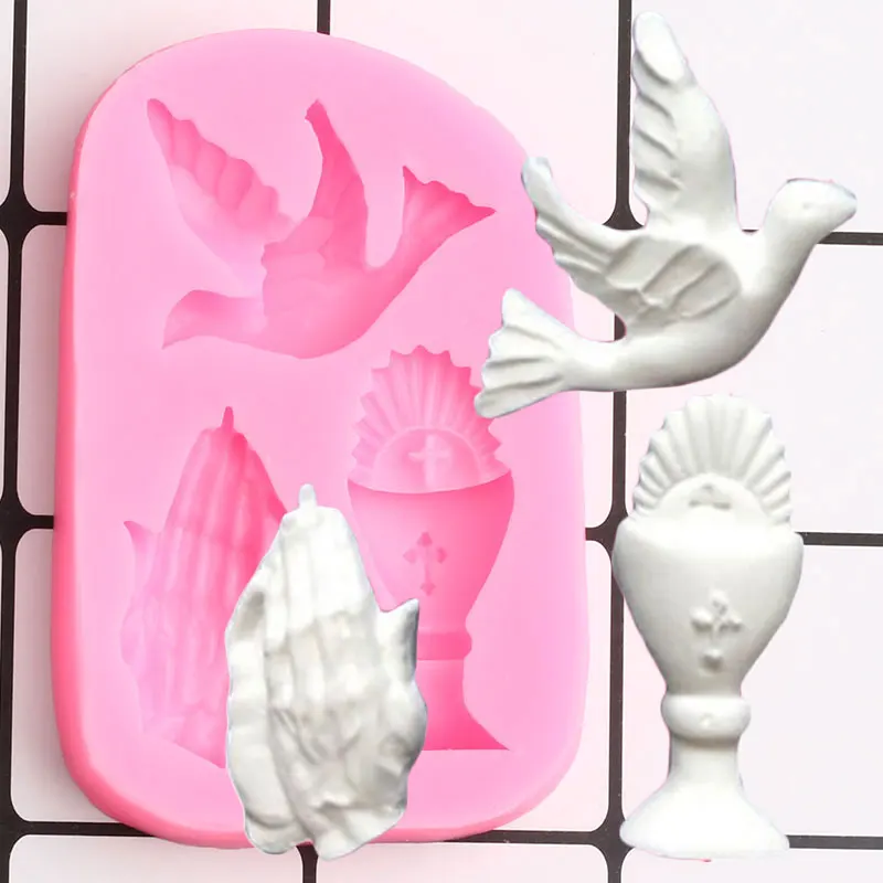 3D птица трофей ручной помадной формы голубь конфеты шоколада силиконовые DIY
