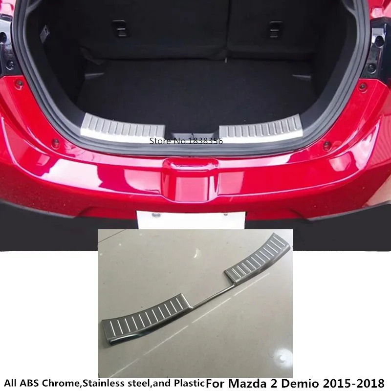 Для Mazda 2 Demio 2015 2016 2017 2018 автомобильный Стайлинг внутренняя отделка заднего