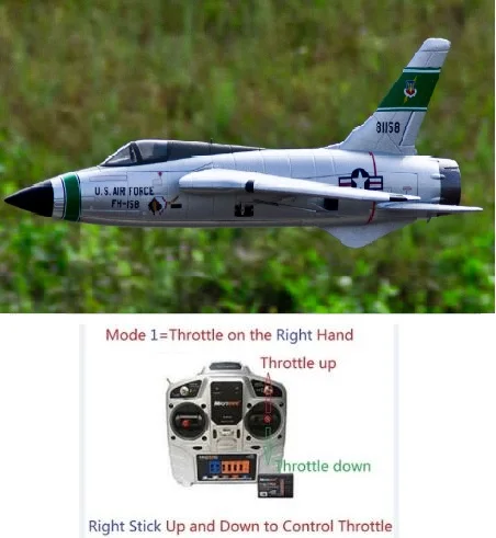 RTF Freewing 64 мм F105 Thunder Chief RC EDF Jet самолет игрушка | Игрушки и хобби