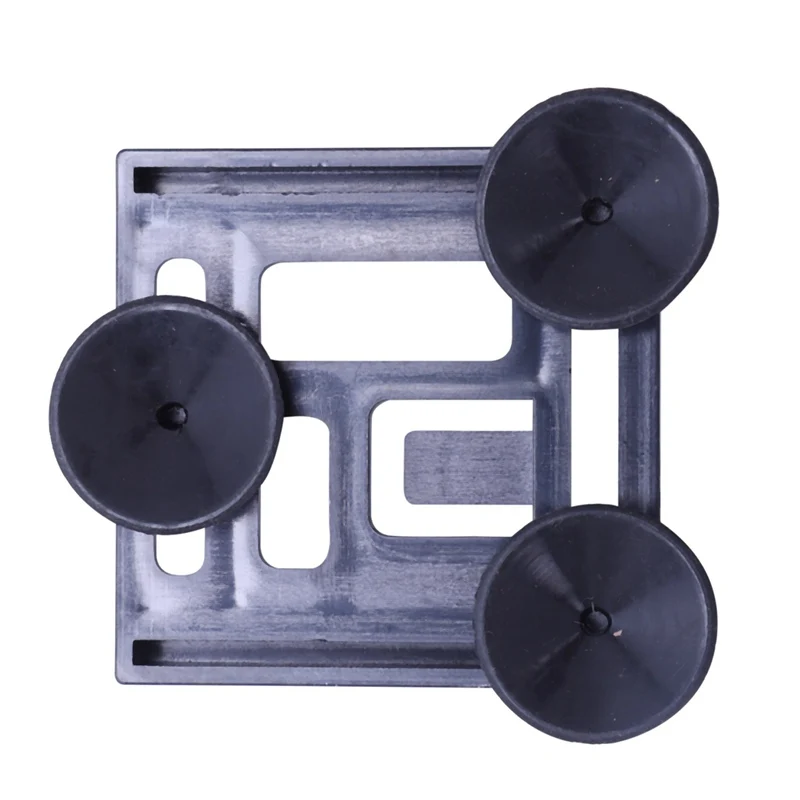 3 Pcs Sauqre Bracket Fish Tank Internal Filter Suction Cup Black