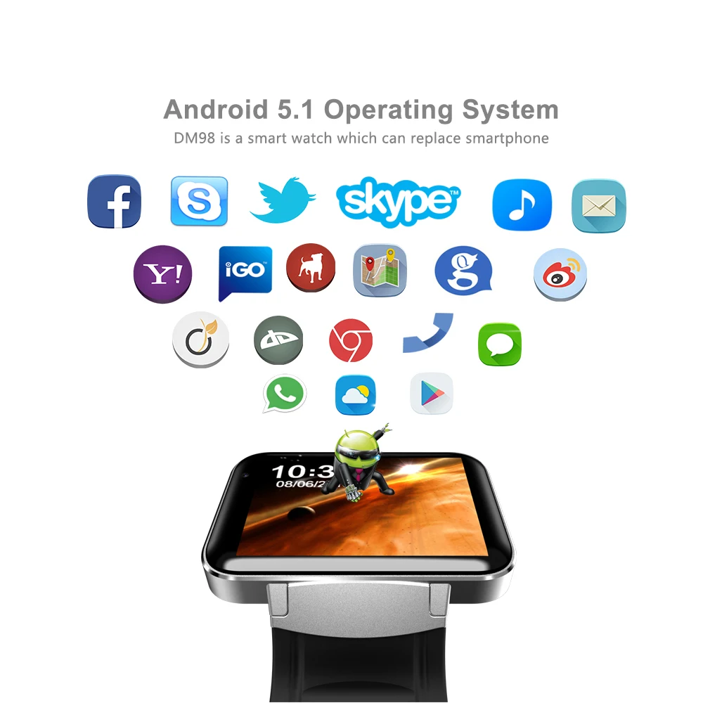 Смарт-часы TimeOwner для Android умные часы Bluetooth поддержка SIM видеовызов 3G GPS WIFI наручные