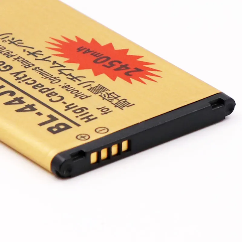 2450 мАч BL 44JN Золотой Аккумулятор для LG Optimus Black P970 MS840 L5 P690 C660 P693 P698 E510 E610 E615 E612 E730 E400
