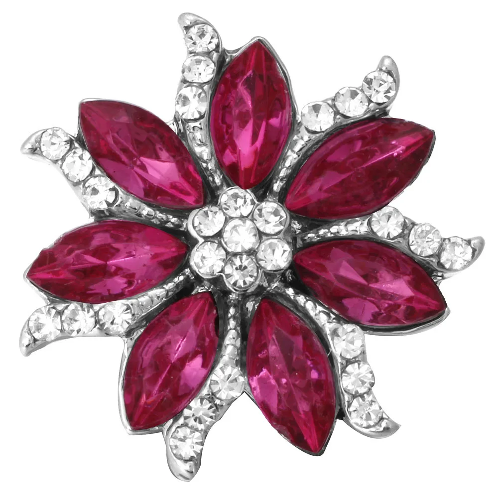 5 шт./лот новые красивые ювелирные изделия с цветами из горного хрусталя 18 мм