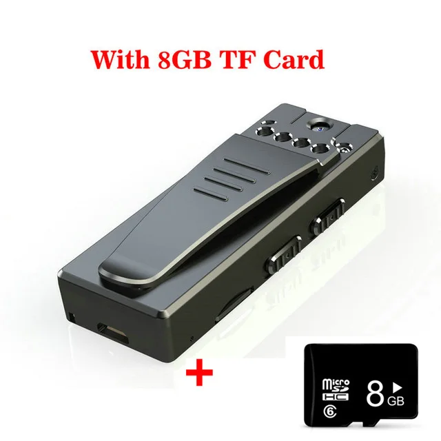 Cam with 8g card A7 мини видеокамера микро HD 1080P камера Спорт голос видео рекордер камера инфракрасного ночного видения диктофон клип DV маленькая видеокамера в машину - Цвет: Cam with 8g card
