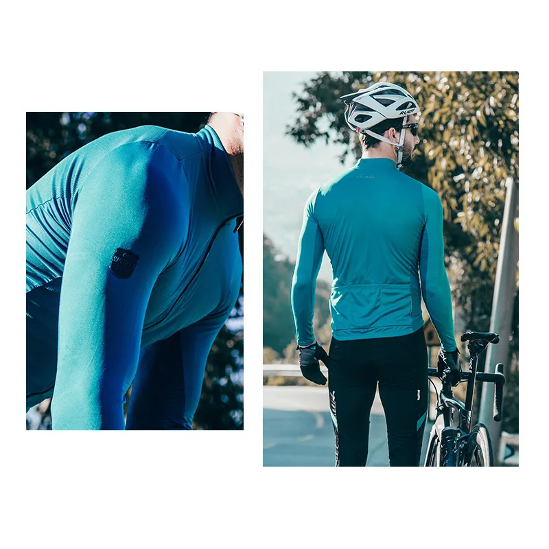 Футболка Santic мужская с длинным рукавом Джерси для велоспорта профессиональная