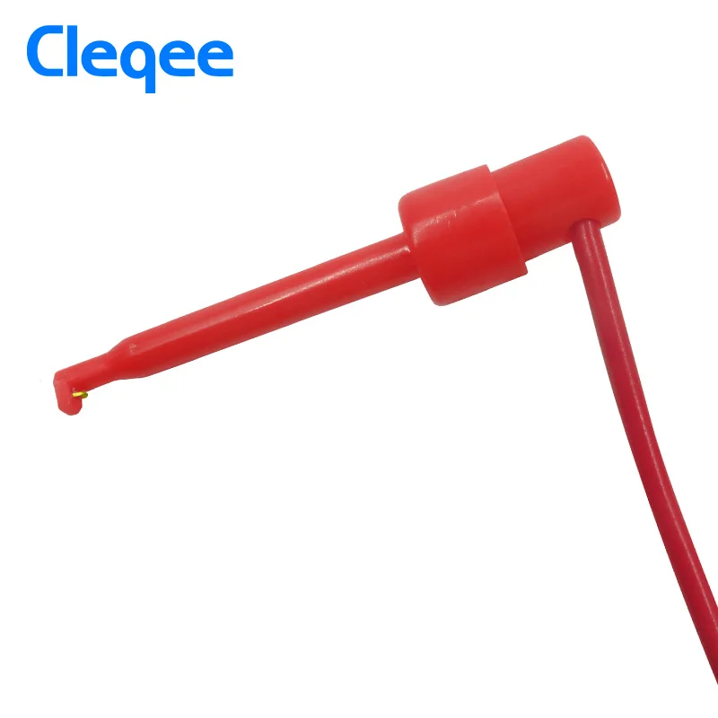 

Cleqee P1039 1Set 4pcs 4mm Banana Plug to Test Hook Clip Test Lead Cable For Multimeter