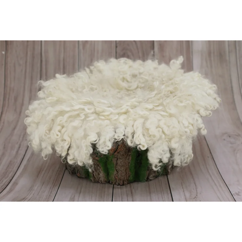 Войлочный Каракуль Одеяло Flokati ковер чувствовал вьющиеся войлочная шерсть Слои