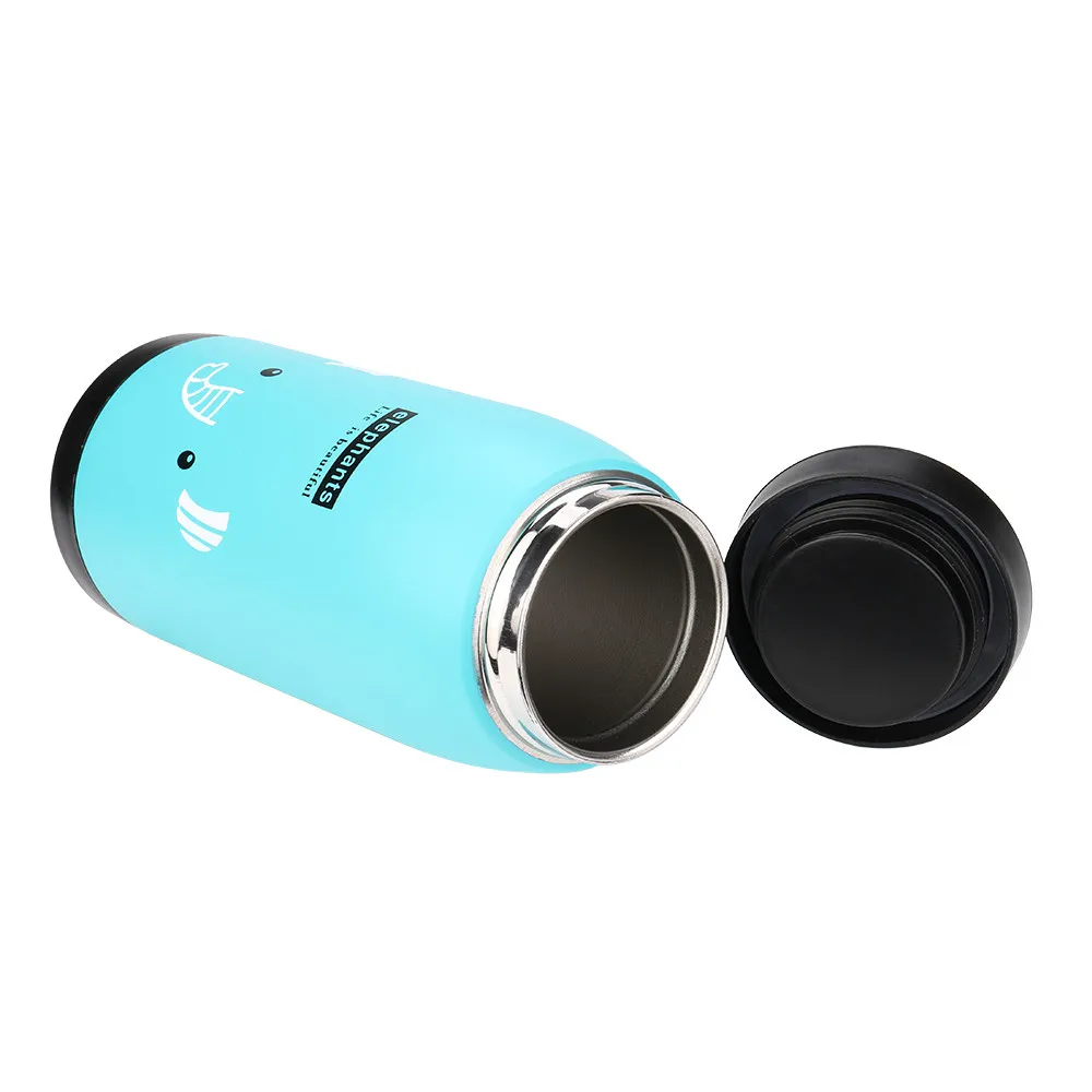 Мини-вакуумная кружка милый детский термос с животными нержавеющая сталь