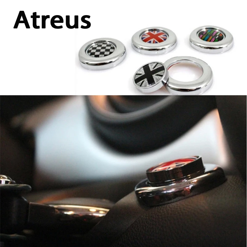 Atreus 1 комплект 3D крутая кнопка пуска декоративная Автомобильная Наклейка