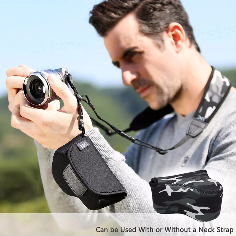 Oc-s2ygr неопрен беззеркальных Камера чехол для Nikon Coolpix l840/L820/B500 (Камуфляж серый) |