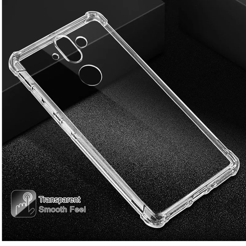 Ultra Slim Crystal Clear Soft Shockproof Armor Cover For Nokia 3 5.1 5 6 2018 6.1 9 X6 8 7 Plus 3.1 Air Cushion Silicone Case |