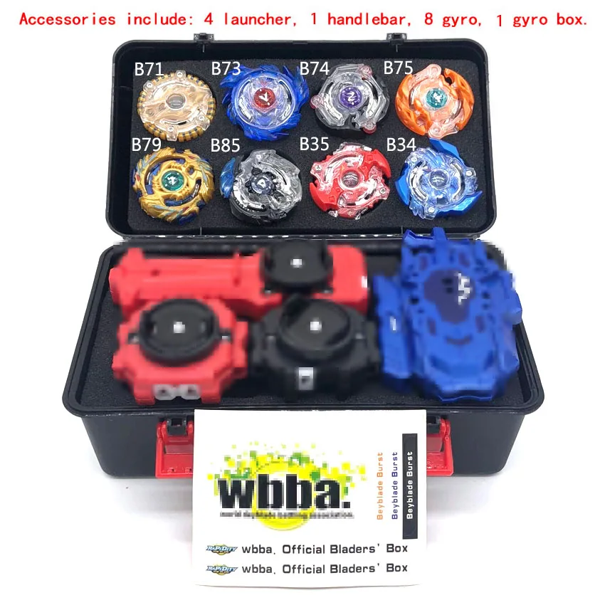 8 gold B-133 коробки Топ пусковые установки Такара TOMY Beyblades burst игрушки B-133 bables Toupie Gyro burst Металл Бог спиннинг Топы - Цвет: 8 gold