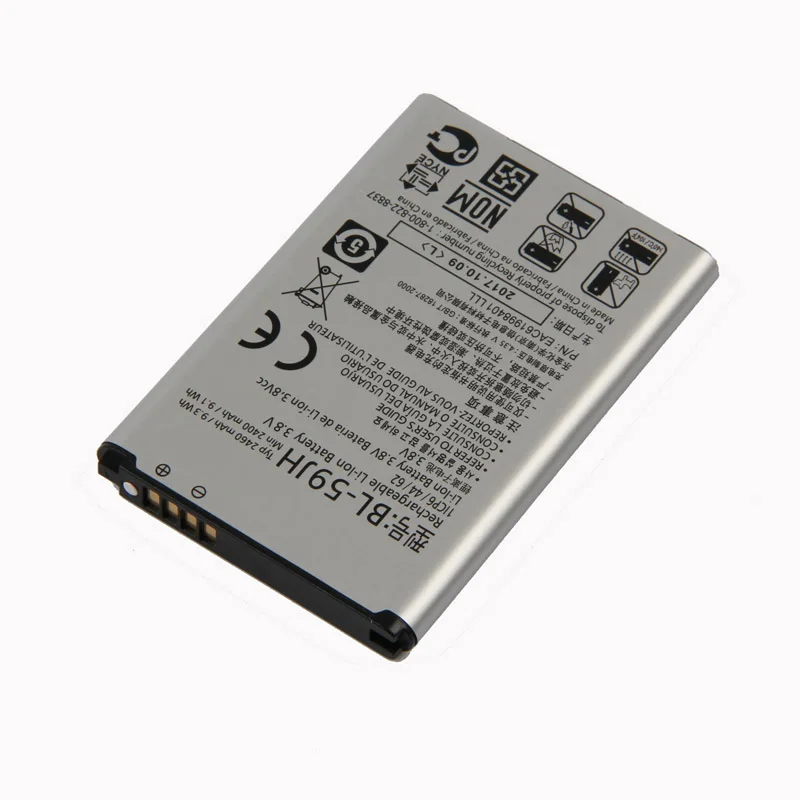 

Original High Capacity BL-59JH Battery for LG Optimus F3Q D520 Optimus F6 D500 Lucid2 Optimus F5 AS870 2460mAh