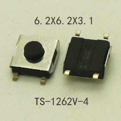 

1000 шт., 5/2x7/3x1/3, 4/3, 7/4, 5/5, 3/, 5 мм, 4-контактная Кнопка SMD, тактический переключатель, зеркальный монтаж