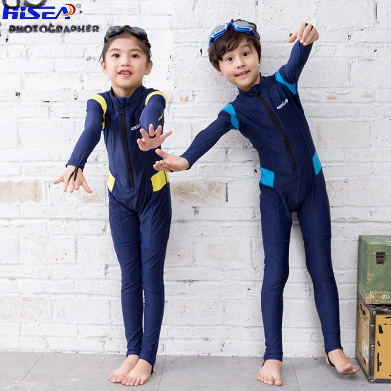 Детские Гидрокостюмы из лайкры детская одежда для плавания костюмы дайвинга с