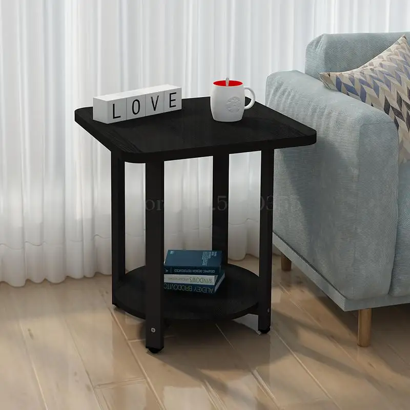 Простой Современный Креативный квадратный мини столик для спальни с диваном
