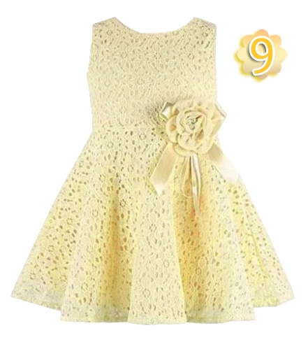 Light yellow От 0 до 2 лет, подарок, летний кружевной жилет платье для девочек Хлопковое платье для маленьких девочек детская одежда детская праздничная одежда для девочек - Цвет: Light yellow