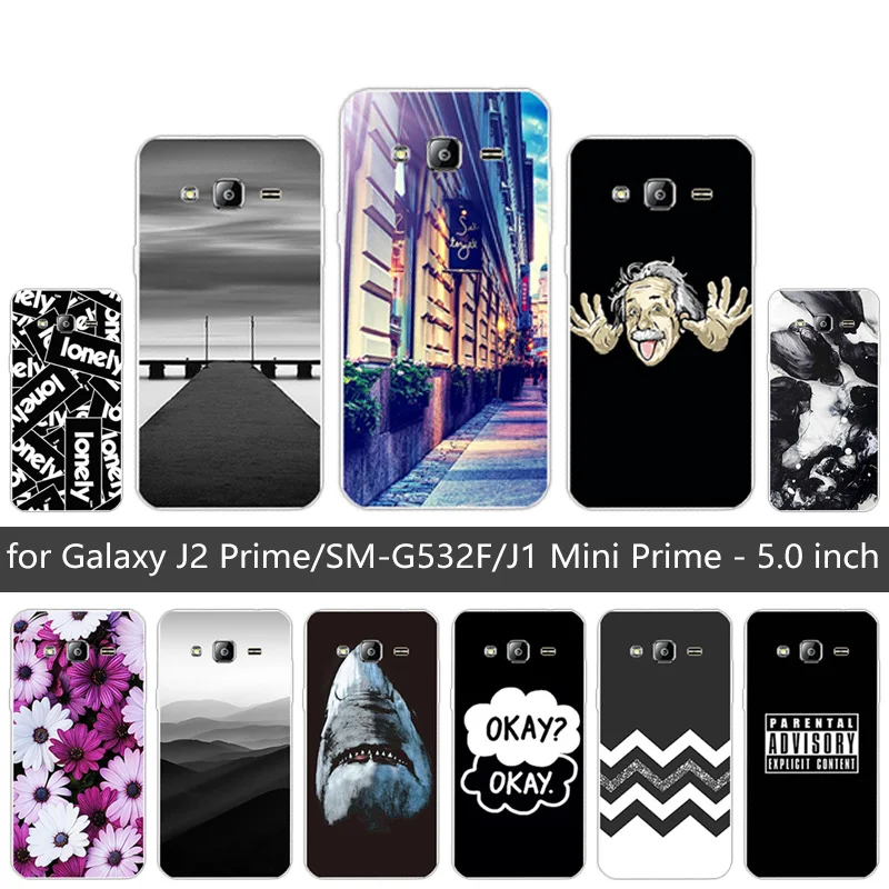 5 0 &quotдля samsung Galaxy J2 премьер ультра тонкий Мягкая Силиконовая накладка для J2Prime G532