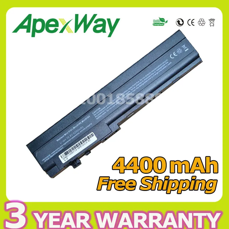 Apexway 4400 мАч аккумулятор для ноутбука HP mini 5101 5102 5103 AT901AA HSTNN-DB0G HSTNN-I71C HSTNN-IB0F HSTNN-OB0F