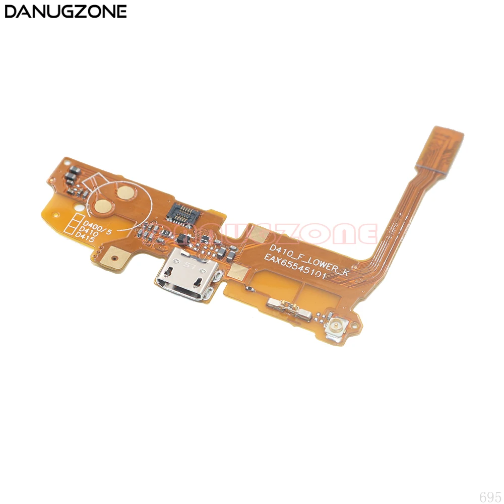 USB разъем для зарядки док-станция разъем для зарядки порт разъем гибкий кабель с микрофоном для LG Optimus L90 D405 D410 D415