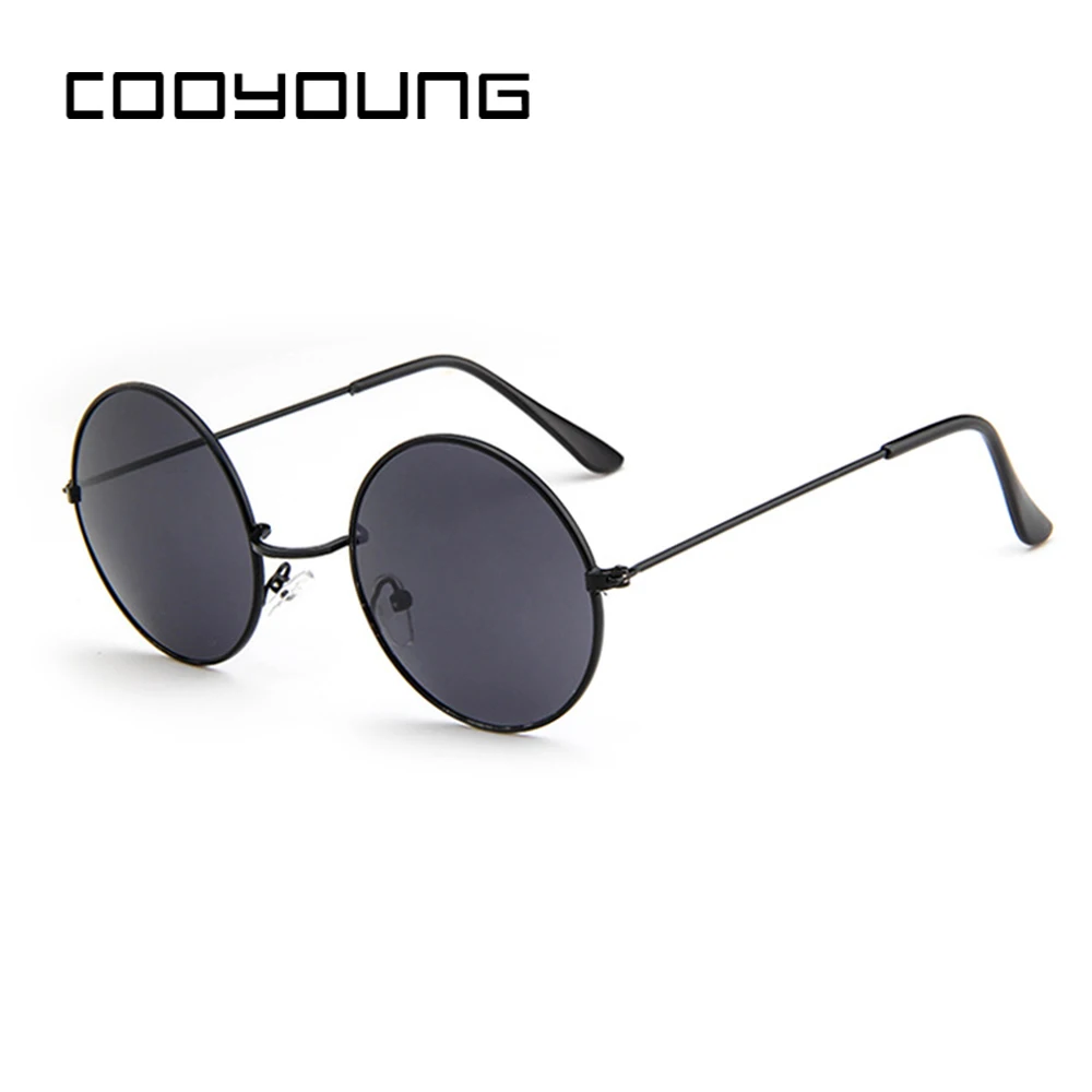 Солнцезащитные очки COOYOUNG круглые для мужчин и женщин UV 400 классические маленькие