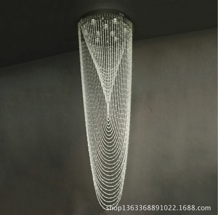 Современная светодиодная хрустальная люстра Z подвесной светильник с бисером