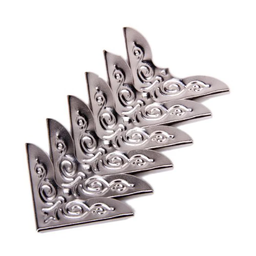 3 пары серебряных узоров рубашки блузки заостренный воротник зажимы