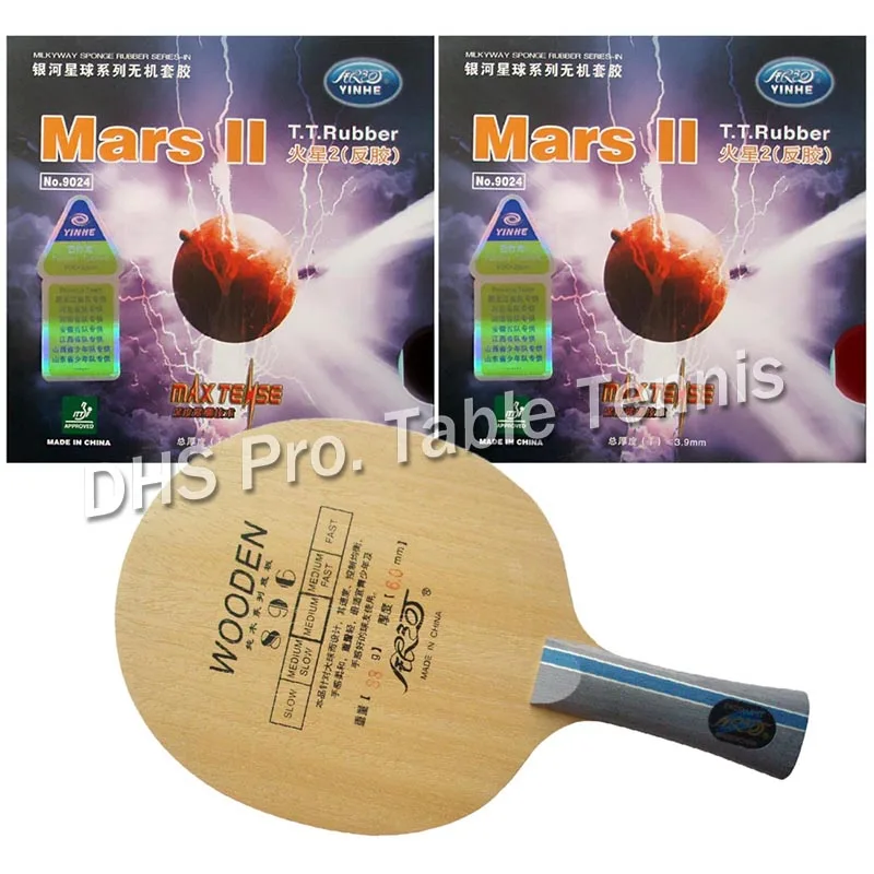 

Профессиональная ракетка Galaxy YINHE 896 с 2 шт. Galaxy YINHE Mars II Shakehand, длинная ручка FL