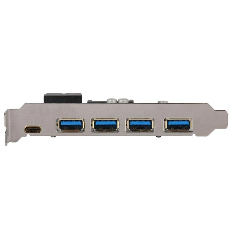 AAAJ pci e на Usb3.0 4 Порты и разъёмы Тип C адаптер карты расширения разъем Dual Интерфейс