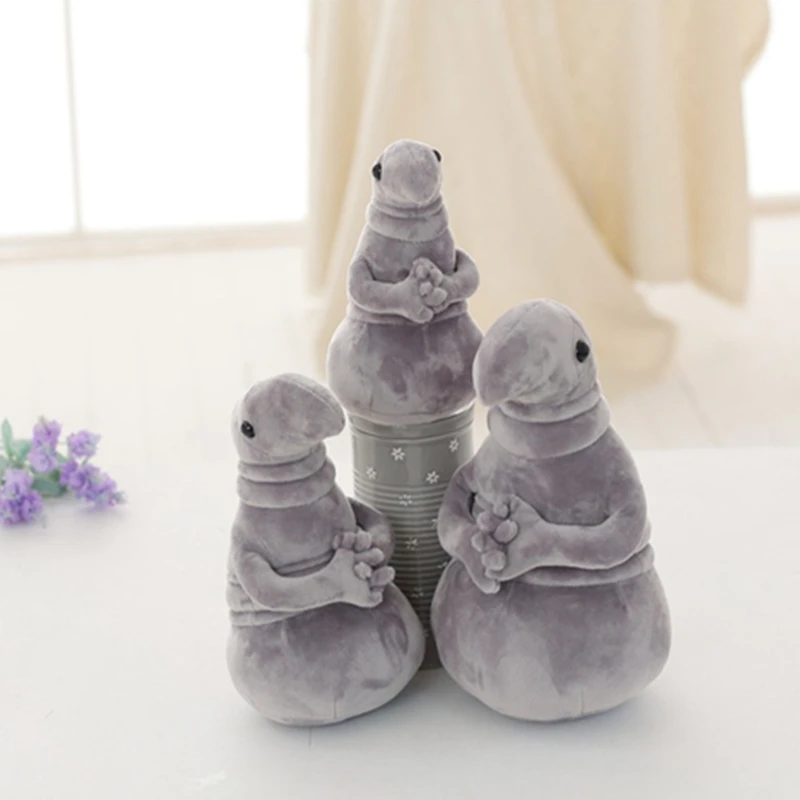 Alien Monster Zhdun Figure Soft Stuffed Waiting Plush Toy Meme Tubby Gray Blob Doll Toys Pochekun Homunculus Loxodontus | Игрушки и