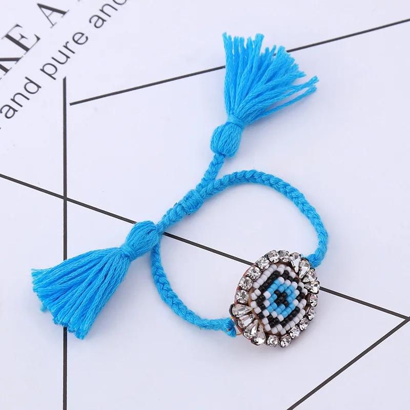 2018 красочные новые магнитные браслеты в богемном стиле с бусинами и кисточками
