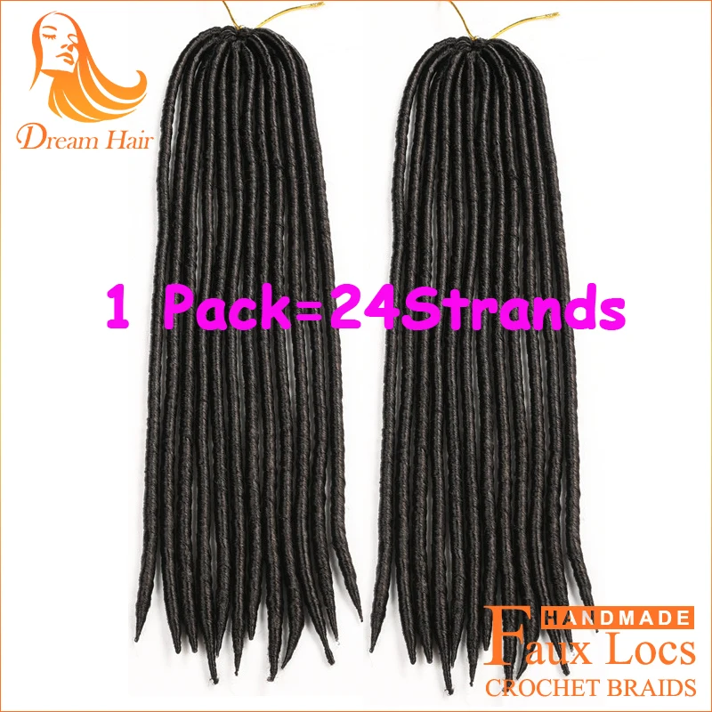#2 14 inch 24 пряди искусственного locs крючком косы волос связки weave джанет сбора гавана