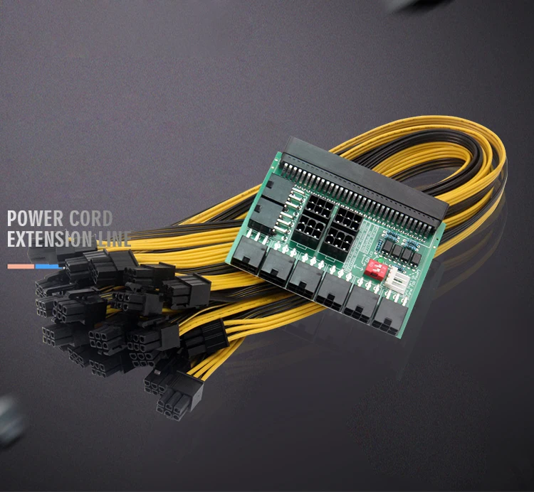 6pin connector to 6 pin power line and Server conversion board graphics card supply for ETH miner GPU car | Компьютеры и офис