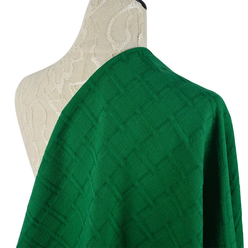 

Jacquard Thick Hemp Material Pure Color Bamboo Cotton and Linen Dress Han Clothing Fabrics of Flax Fabric