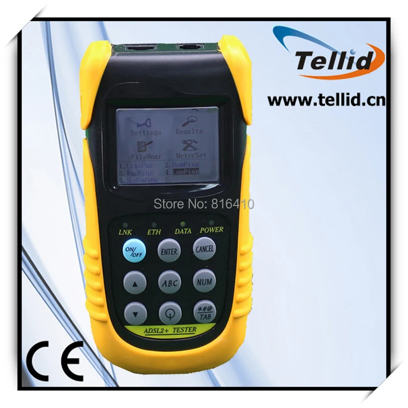 Tellid ADSL2 + тестер ADSL Lan/Wan пинг-тестер Измеритель TLD801C для обслуживания сети |