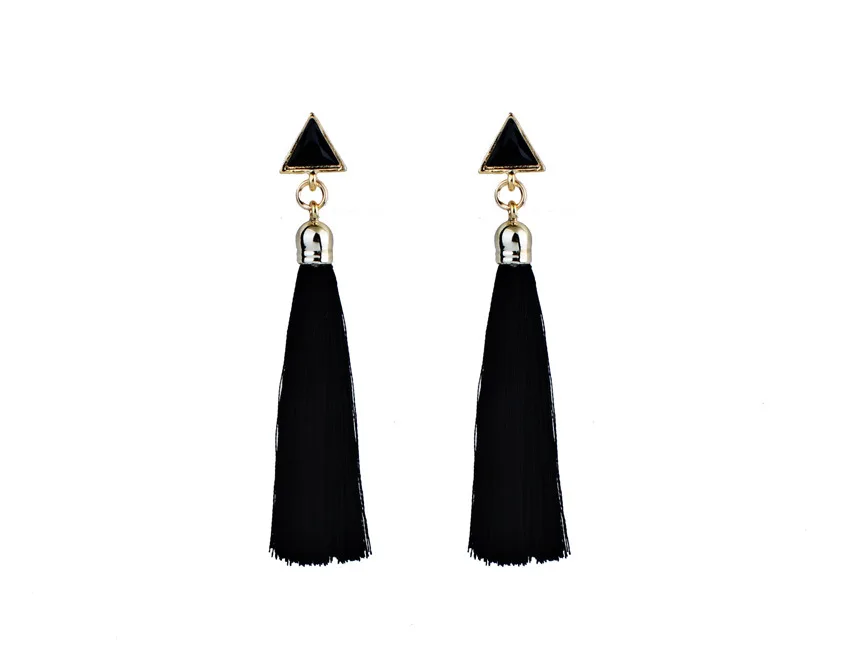 ELX002 black Трендовые элегантные длинные серьги с большим искусственным жемчугом для женщин, Жемчужная Нить, массивные Висячие серьги для свадебной вечеринки, подарок - Окраска металла: ELX002 black