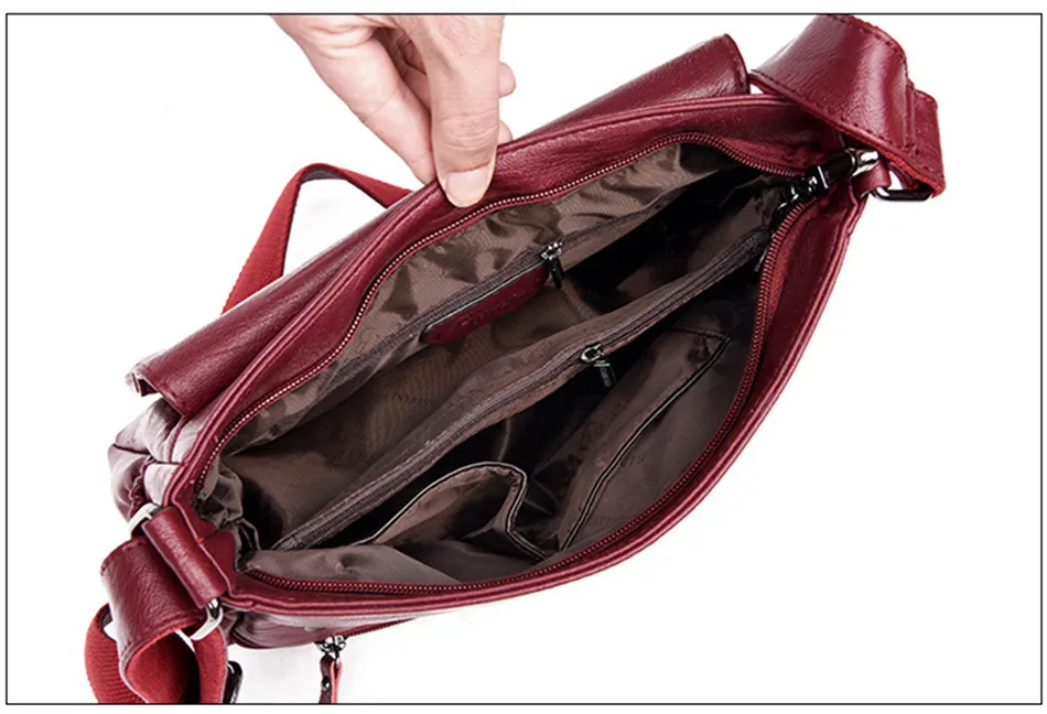 Сумки-мессенджеры для женщин Feminina Bolsa роскошные кожаные сумки женские сумки дизайнерские женские сумки через плечо