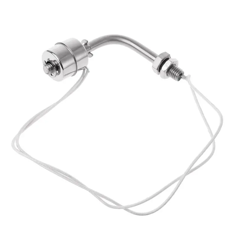 

Internal Float Switch High Temperature 200 Degrees L Type Liquid Controller Water Level Sensor 304 Stainless Steel