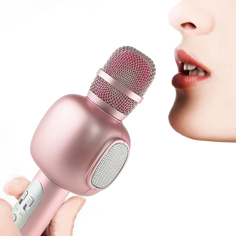 Bluetooth микрофон Беспроводной караоке Динамик музыкальный плеер телефон микрофоны