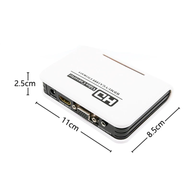 Baolyda HDMI в VGA конвертер 1080P аналоговый сигнал и аудио адаптер HD ТВ AV ПК|Кабели HDMI| |