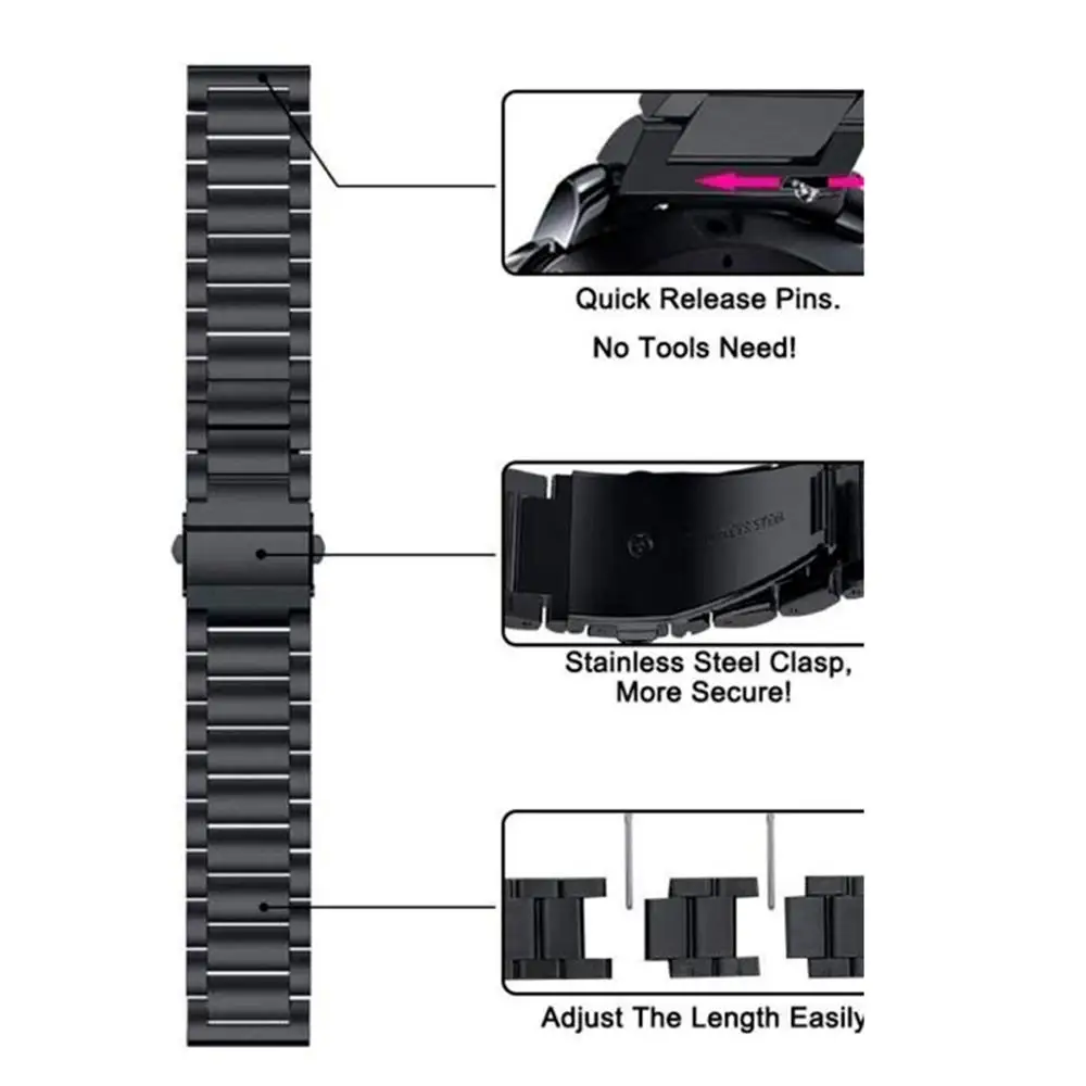 LEMDIOE Новые смарт-аксессуары для huawei Honor Band 4 ремешок замена Миланского стального