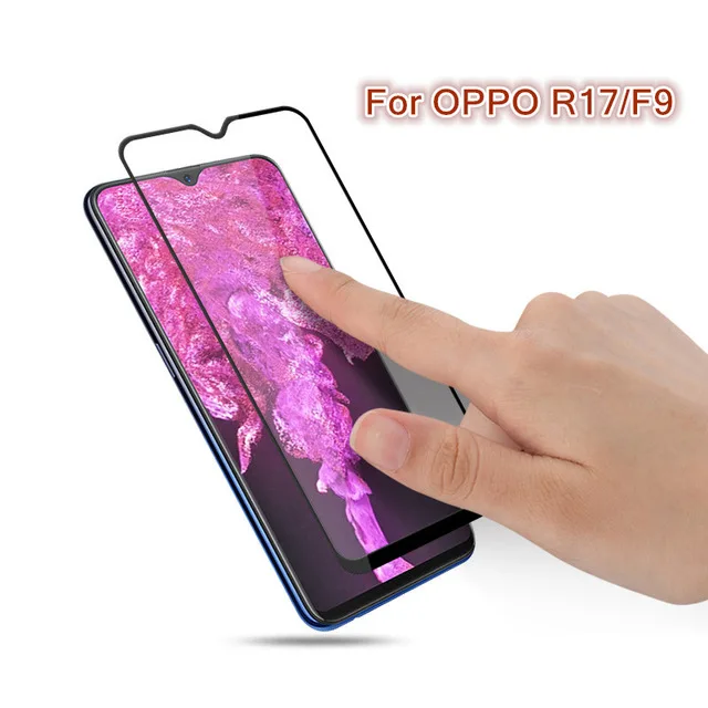 3D закаленное стекло для OPPO R17 Pro Полное покрытие 9H защитная пленка Защита экрана F9