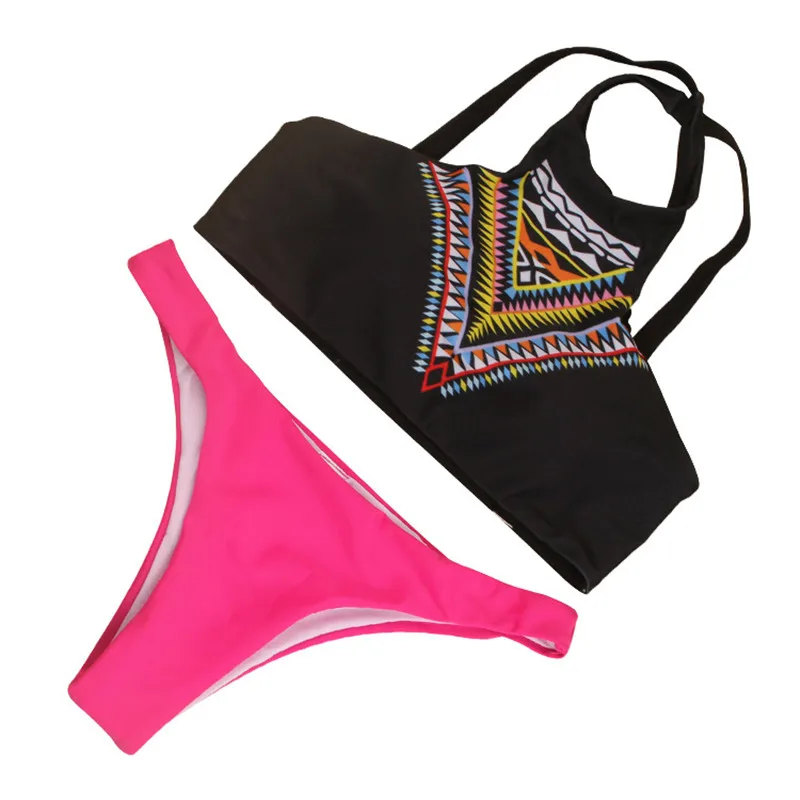 Новинка 2016 лидер продаж сексуальное Бразильское бикини с принтом Bikiny