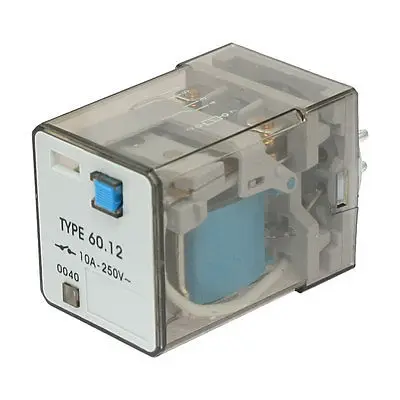 60,12 катушка постоянного тока 12 В 8 контактов DPDT высокомощное электронное Магнитное реле Бесплатная доставка