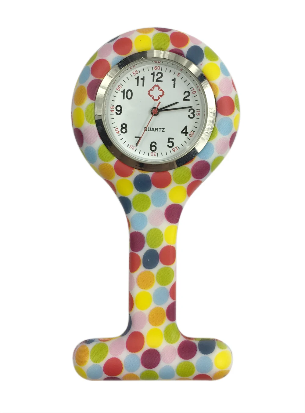 5 шт./комплект силиконовые часы с круглым зажимом|silicone nurse|medical watchfob watch |