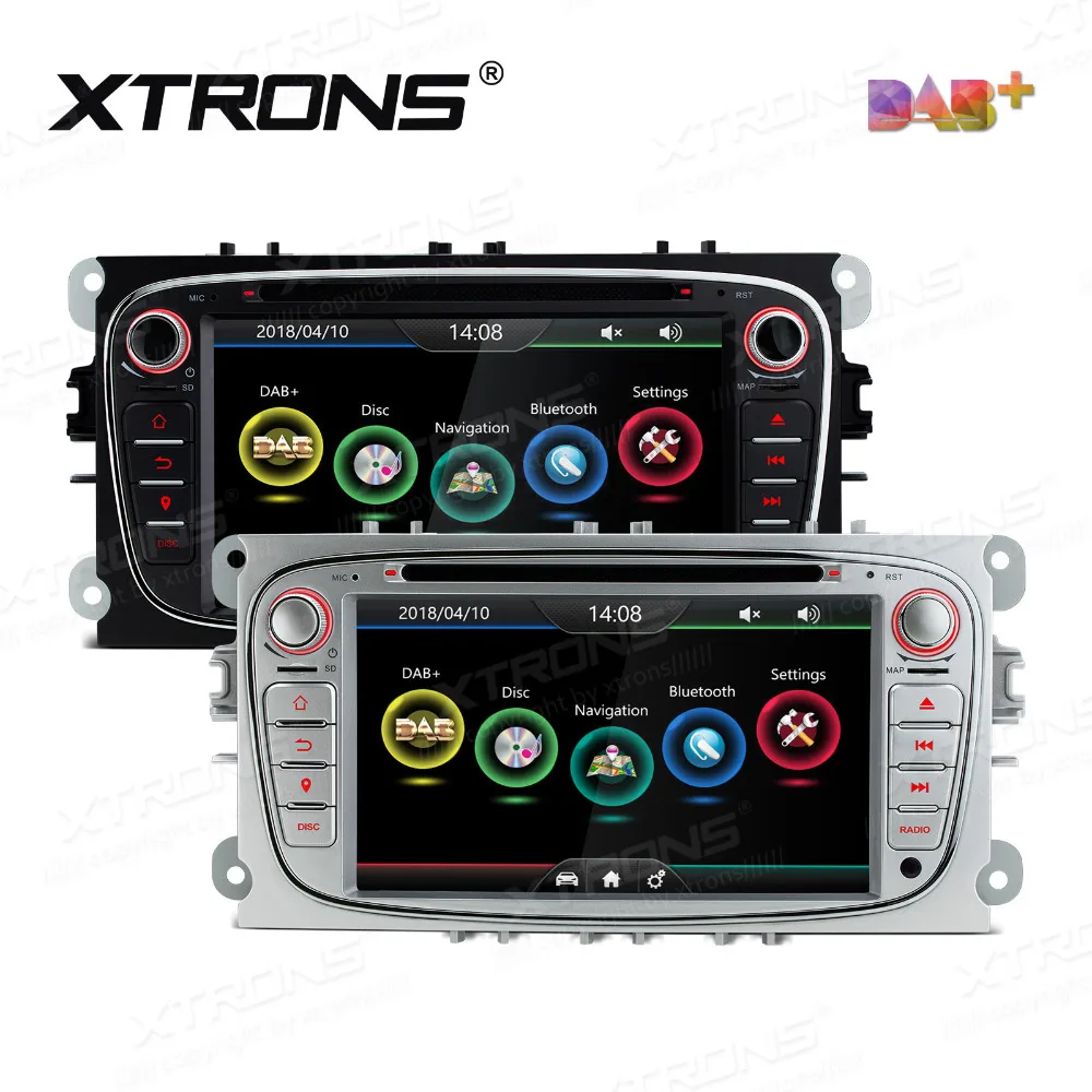 XTRONS 7 ''HD автомобильный DVD плеер 2 din радио DAB + Canbus GPS навигации для Ford Focus II Mondeo C Max