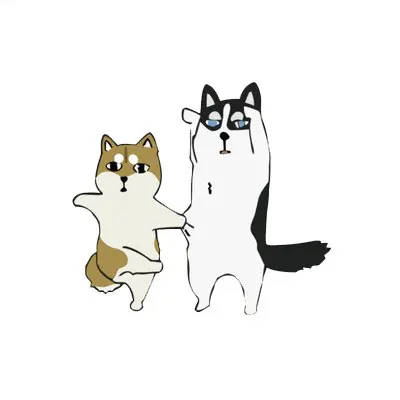 0147 1 шт. мультфильм автобус значок Kawaii животное акриловые значки на украшение для рюкзака булавки броши - Цвет: 0147