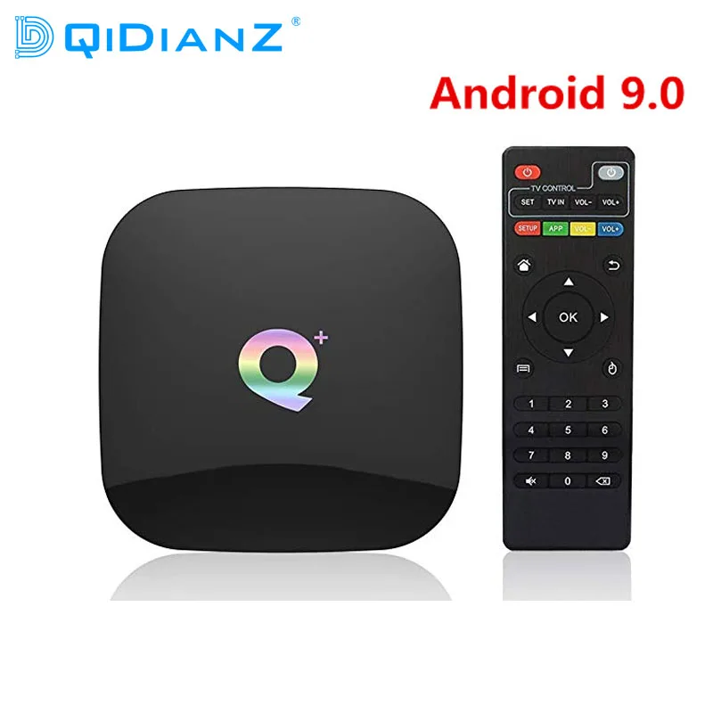 ТВ приставка DQiDianZ Q PLUS Android 9 0 4 + 32/64 ГБ Wi Fi 2 ГГц 6K H.265|ТВ-приставки и медиаплееры| |