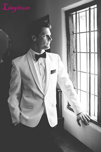 Linyixun Новое поступление мужской костюм Terno Masculino Slim Fit Мужские костюмы на заказ homme